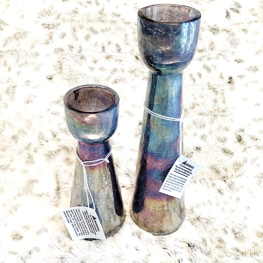 KARMA Tapered Candleholders NWT